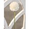 Artificial Pom Pom Stem White Flower Spray Spring Bouquet Accent Set of 4